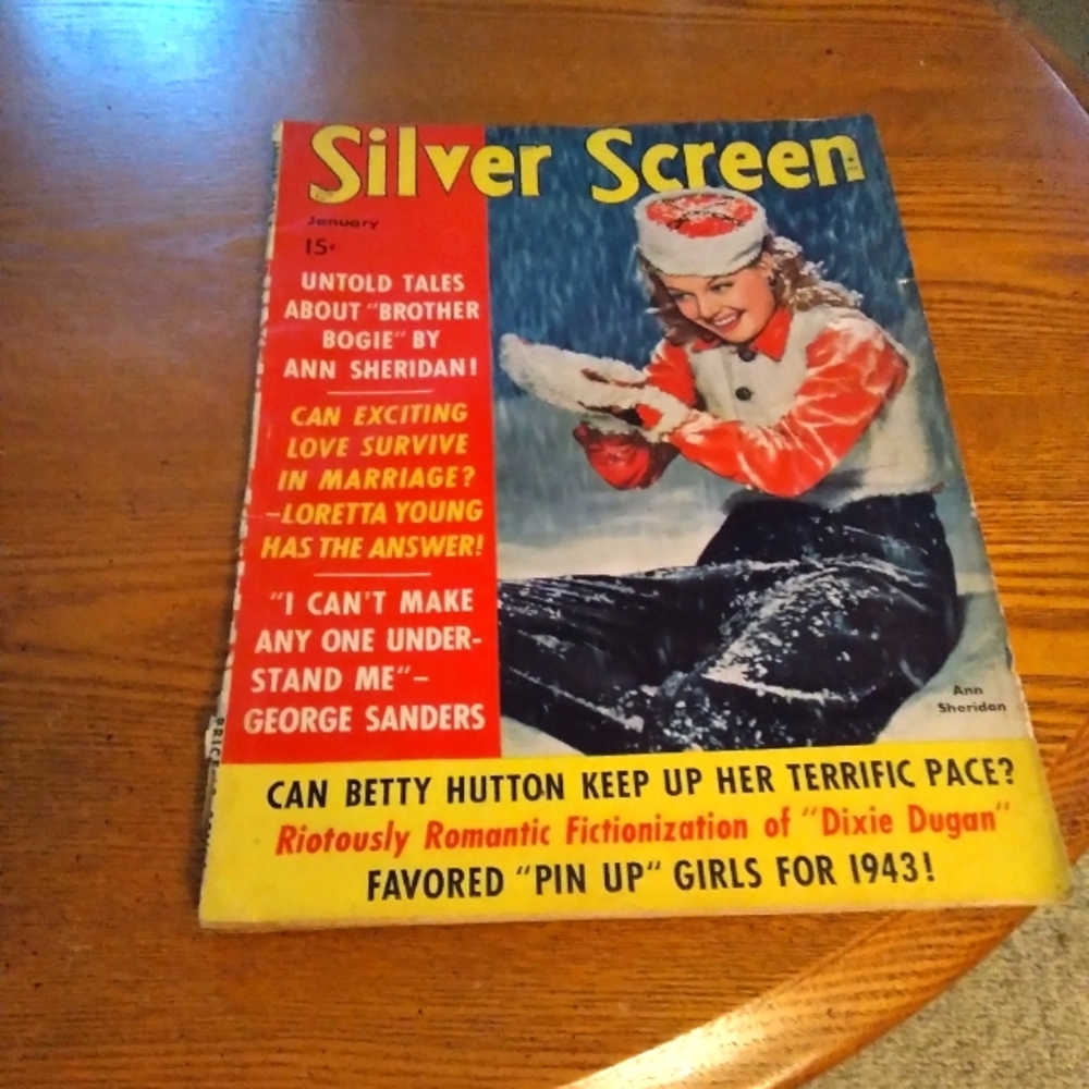 Silver Screen magazine January  1943